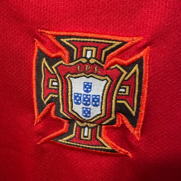 Portugal Euro Home Soccer Football Jersey - Picture 3 of 7